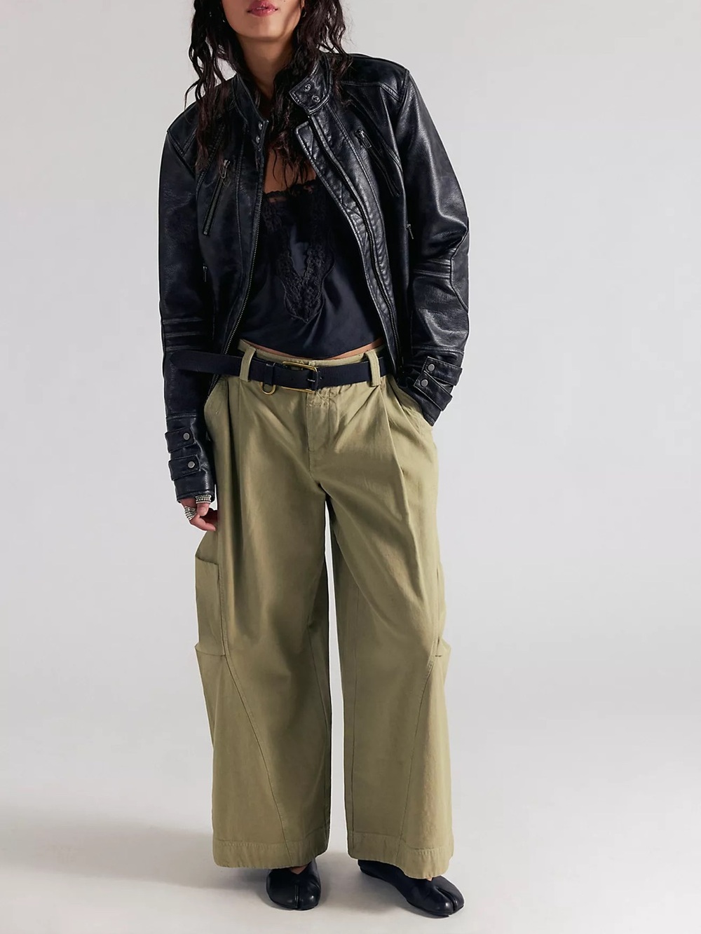 Free people Must Have Wide-Leg Chino Trousers - Picture 2 of 8